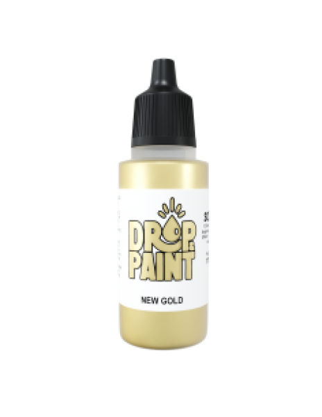 Drop & Paint Range: NEW GOLD  (1 Bottle 17 ML)