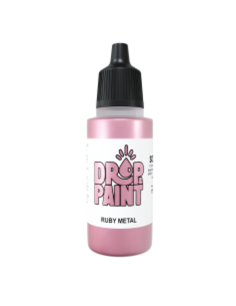 Drop & Paint Range: RUBY METAL (1 Bottle 17 ML)