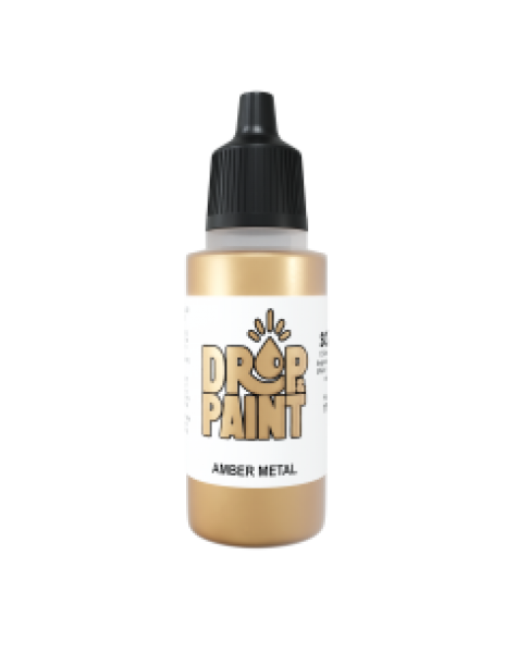 Drop & Paint Range: AMBER METAL  (1 Bottle 17 ML)