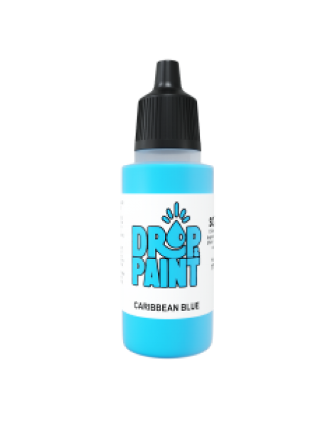 Drop & Paint Range: CARIBBEAN BLUE  (1 Bottle 17 ML)