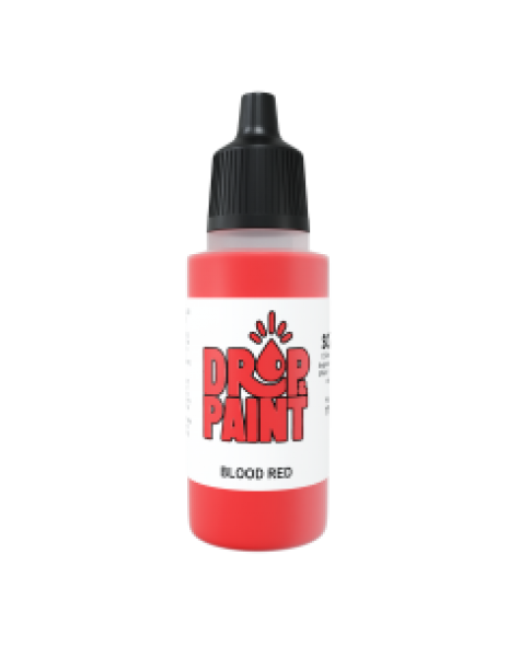Drop & Paint Range: BLOOD RED (1 Bottle 17 ML)