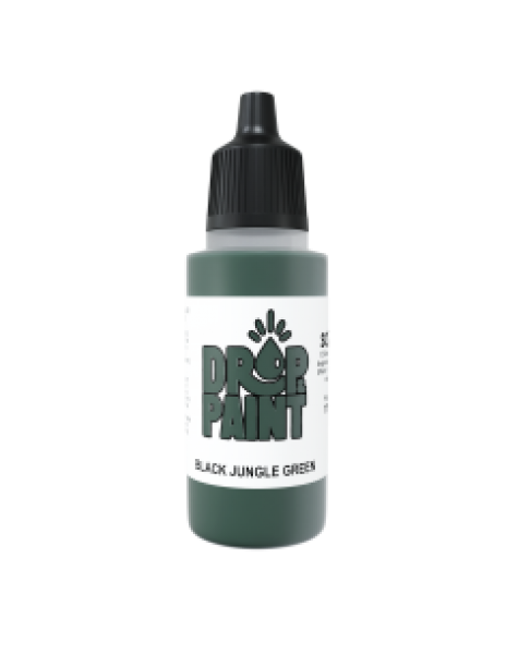 Drop & Paint Range: BLACK JUNGLE GREEN (1 Bottle 17 ML)