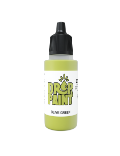Drop & Paint Range: OLIVE GREEN  (1 Bottle 17 ML)