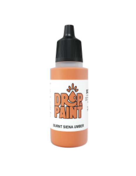 Drop & Paint Range: BURNT SIENA UMBER (1 Bottle 17 ML)