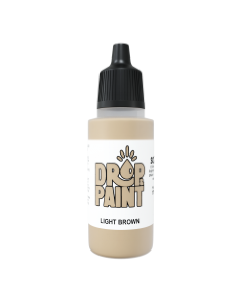 Drop & Paint Range: LIGHT BROWN  (1 Bottle 17 ML)