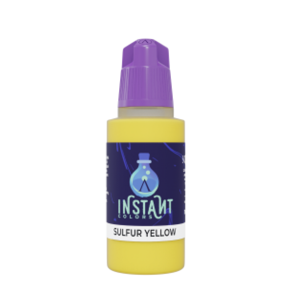 Instant Colors Range: SULFUR YELLOW (1 Bottle 17 ML)