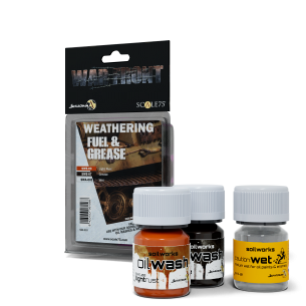 Warfront Range: Paint Set - FUEL AND GREASE (3 Bottles 17 ML)