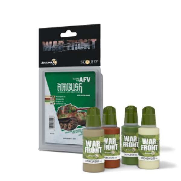 Warfront Range: Paint Set - AMBUSH  (4 Bottles 17 ML)