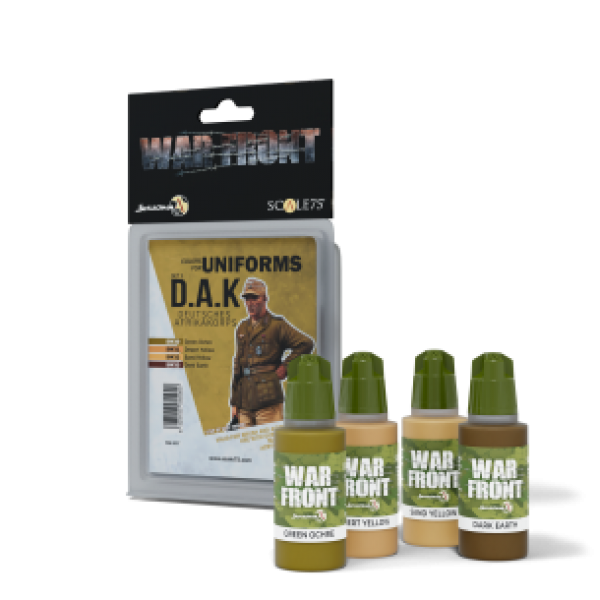 Warfront Range: Paint Set - DAK  1  (4 Bottles 17 ML)