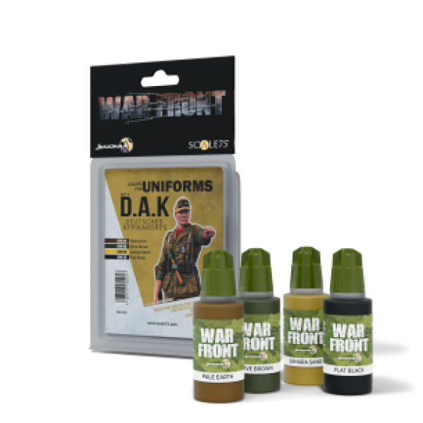 Warfront Range: Paint Set - DAK  2  (4 Bottles 17 ML)