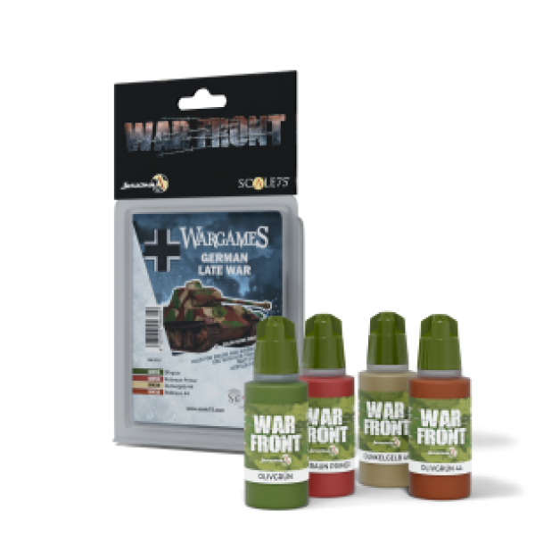 Warfront Range: Paint Set - GERMAN LATE WAR  (4 Bottles 17 ML)