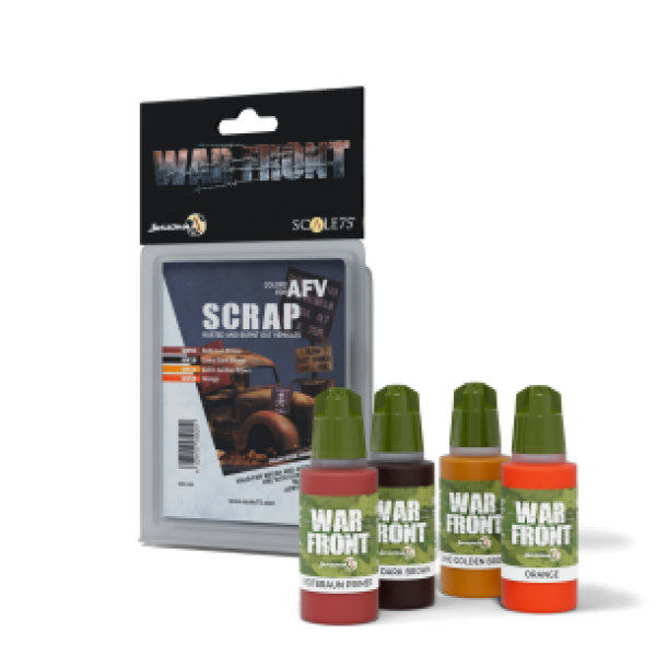 Warfront Range: Paint Set - SCRAP  (4 Bottles 17 ML)