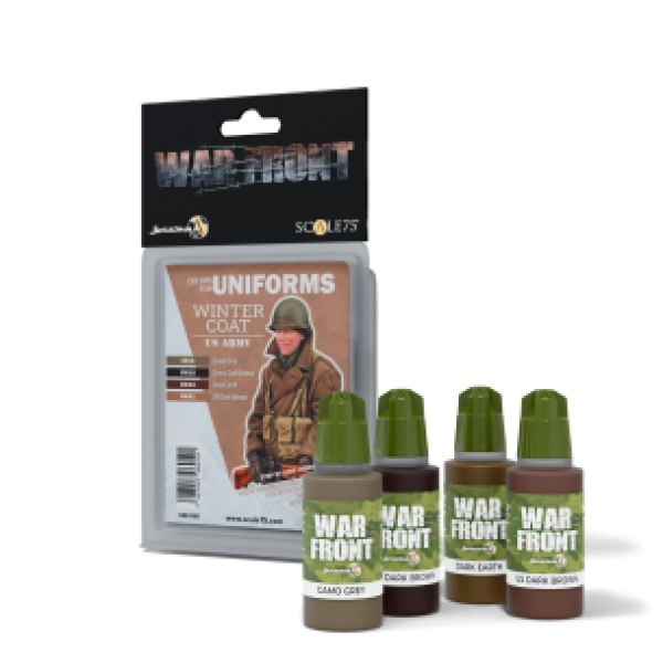 Warfront Range: Paint Set - WINTER COAT (4 Bottles 17 ML)