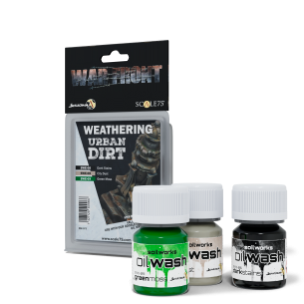 Warfront Range: Paint Set - URBAN DIRT (4 Bottles 17 ML)