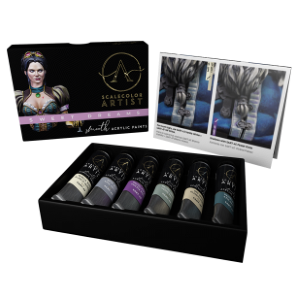 Artist Scalecolor Range: Paint Sets - SWEET DREAMS (6 Tubes 20 ML)