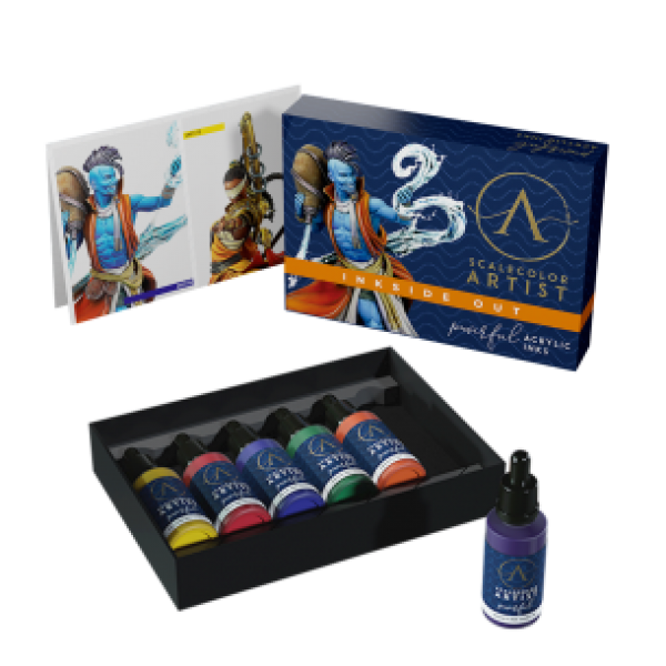 Artist Scalecolor Range: Paint Sets - INKSIDE OUT (6 Tubes 20 ML)