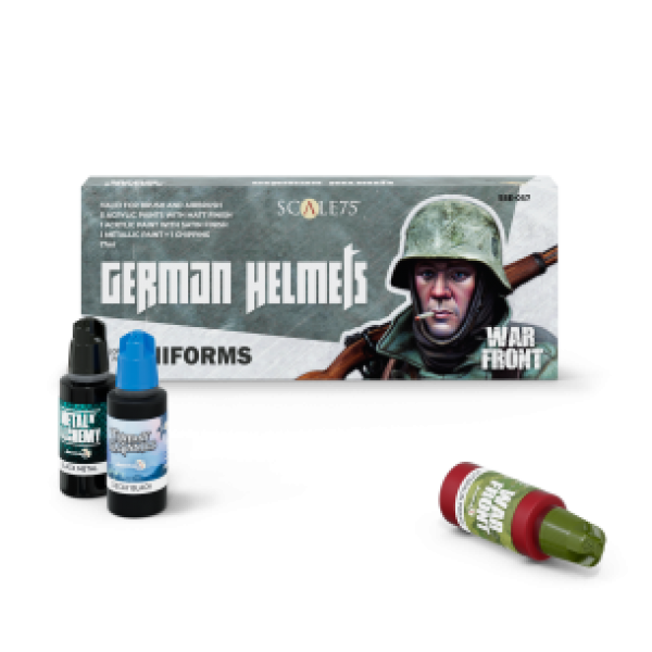 Warfront Range: Paint Set - GERMAN HELMETS (8 Bottles 17 ML)