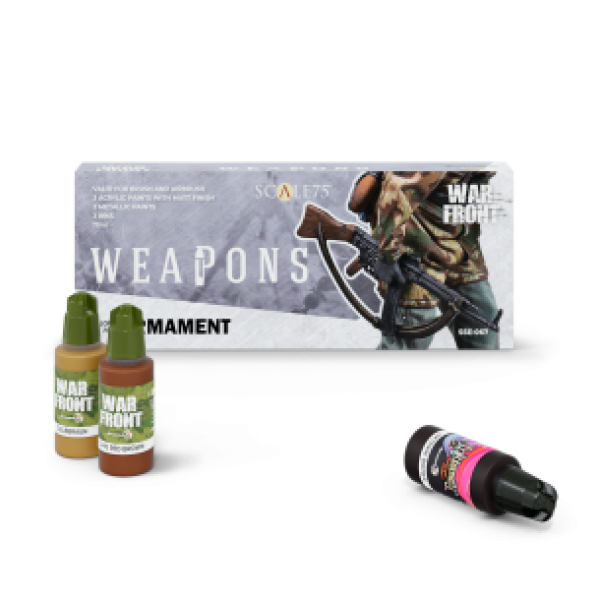 Warfront Range: Paint Set - WEAPONS (8 Bottles 17 ML)