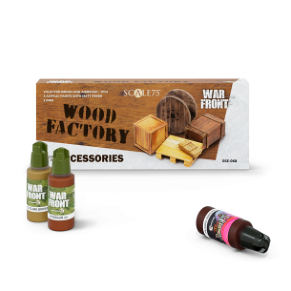 Warfront Range: Paint Set - WOOD FACTORY (8 Bottles 17 ML)