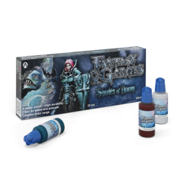 Fantasy & Games: Paint Set -  SHADES OF DOOM (8 Bottles 17 ML)
