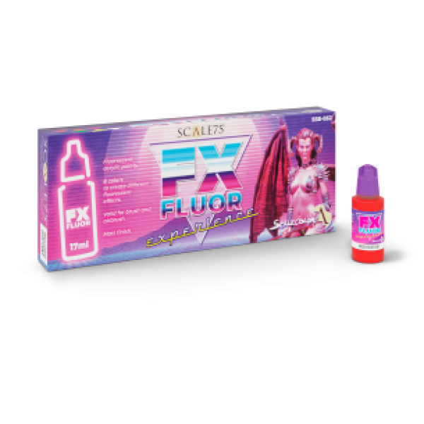 Scale Color Range: Paint Set - FX FLUOR EXPERIENCE (8 Bottles 17 ML)