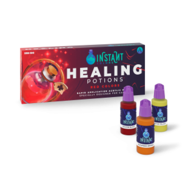Instant Colors Range: Paint Set - HEALING POTIONS (8 Bottles 17 ML)