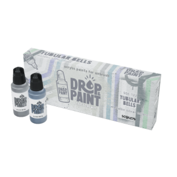 Drop & Paint Range: Paint Set - TUBULAR BELLS (8 Bottles 17 ML)