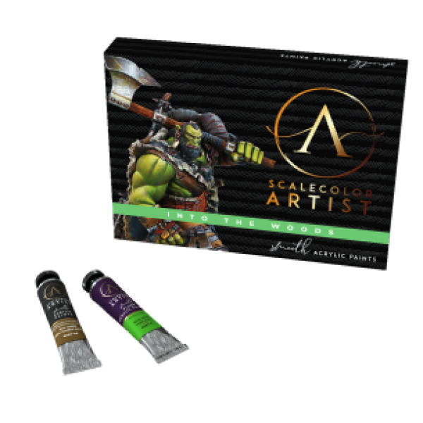 Artist Scalecolor Range: Paint Sets - INTO THE WOODS  (12 Tubes 20 ML)