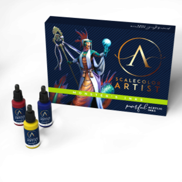 Artist Scalecolor Range: Paint Sets - MONSTER´S INK (12 Tubes 20 ML)