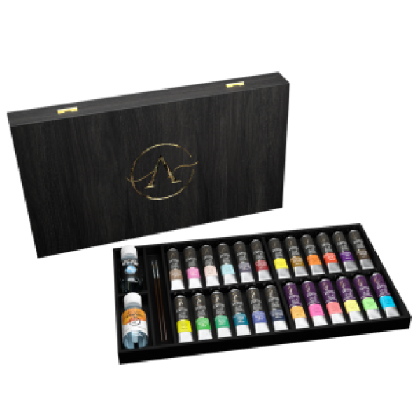 Artist Scalecolor Range: Paint Sets - SMALL LUXURY BOX (6 Tubes 20 ML)