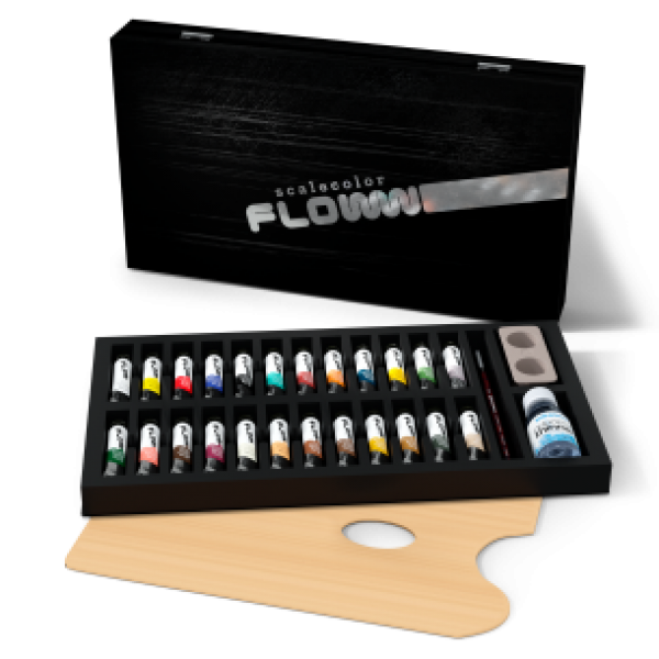 Scalecolor Flow Range: DR. FLOW´S PAINT CASE (24 Tubes 20 ML)