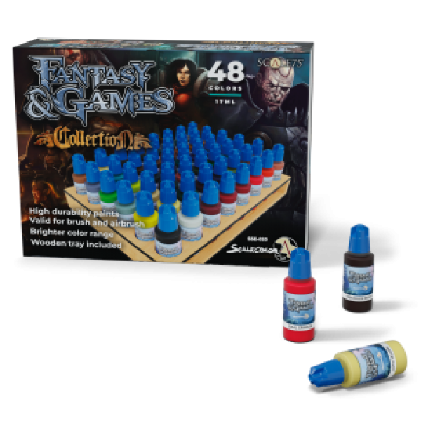 Fantasy & Games: Paint Set -  FANTASY & GAMES COLLECTION  (48 Bottles 17 ML)
