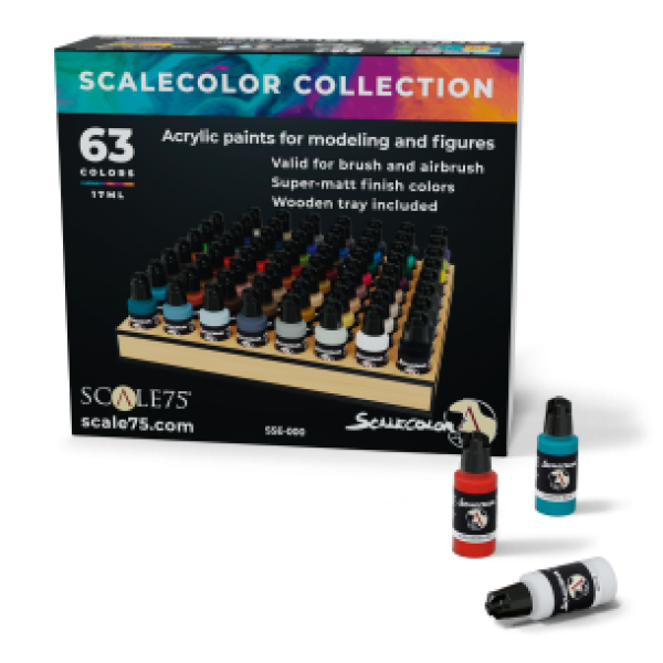 Scale Color Range: Paint Set - SCALECOLOR COLLECTION (63 Bottles 17 ML)