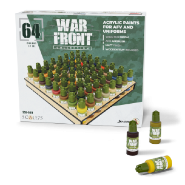 Warfront Range: Paint Set - WARFRONT COLLECTION (64 Bottles 17 ML)