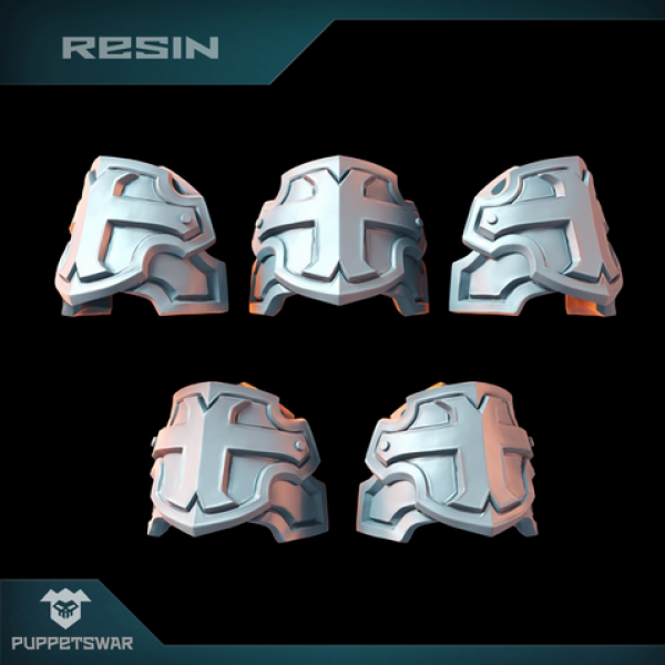 Puppetswar: (Accessory) H.I. Cross Shoulder Pads (5)