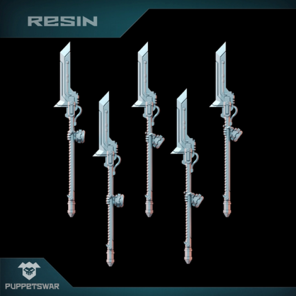 Puppetswar: (Accessory) Halberts [right] (5)