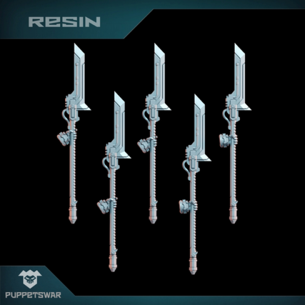 Puppetswar: (Accessory) Halberts [left] (5)