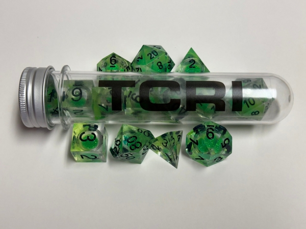 TMNT & Other Strangeness Mutagen Green Dice Set
