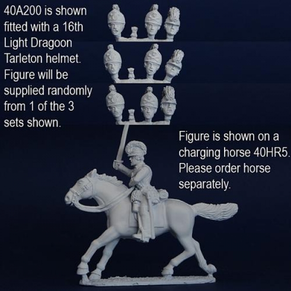 Front Rank Miniatures: 40A200 Trooper With Separate Bent Sabre Arm (Suitable For 16th/17th Regi