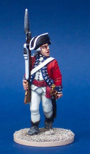 Front Rank Miniatures: 40A21 British Battalion Company Command - Officer Marching With Fusil (1