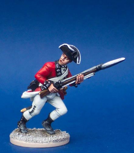 Front Rank Miniatures: 40A24 British Battalion Company Command - Sergeant Charging With Fusil (