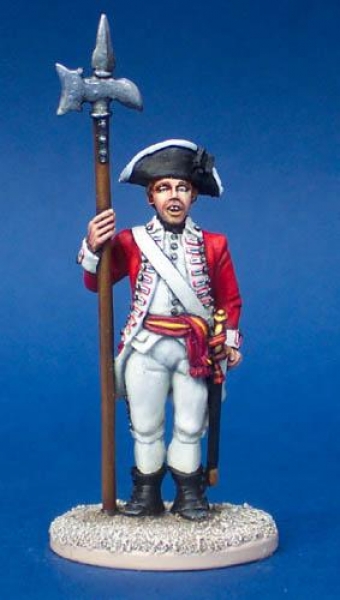 Front Rank Miniatures: 40A25 British Battalion Company Command - Sergeant Standing With Halberd