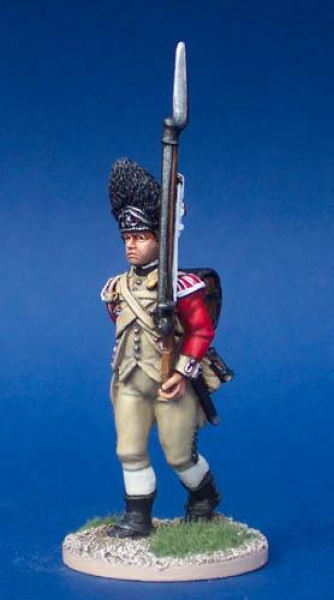 Front Rank Miniatures: 40A27 British Grenadier - Marching (3 Head Variants) (1 figure) (40mm)