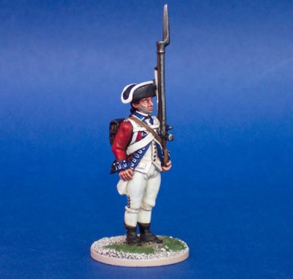 Front Rank Miniatures: 40A3 British Battalion Company - Standing, Shouldered Musket (3 Head Var