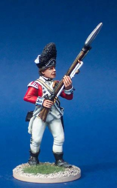 Front Rank Miniatures: 40A30 British Grenadier - Standing, Musket At High Porte (3 Head Variant