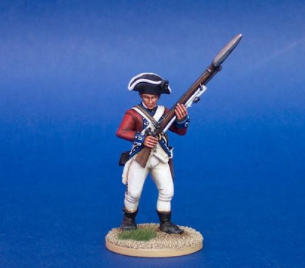 Front Rank Miniatures: 40A5 British Battalion Company - Standing, Musket At High Porte (3 Head 