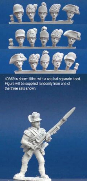 Front Rank Miniatures: 40A69 British Light Infantryman - Standing Musket At Porte (1 figure) (4