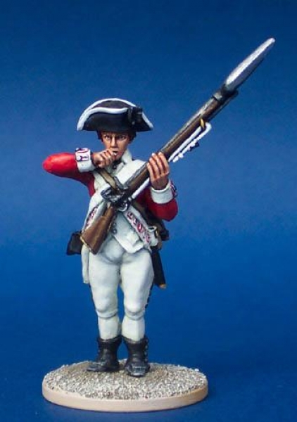 Front Rank Miniatures: 40A7 British Battalion Company - Biting Cartridge (1 figure) (40mm)
