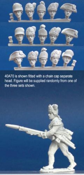 Front Rank Miniatures: 40A70 British Light Infantryman - Advancing, Musket At Low Porte (1 figu