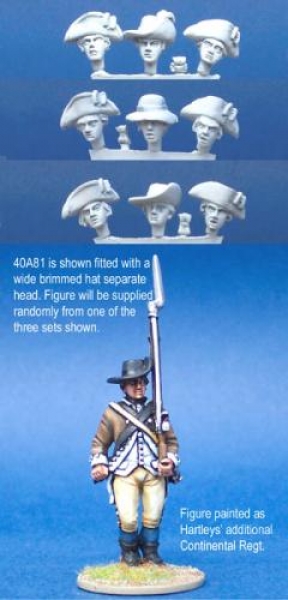 Front Rank Miniatures: 40A81 Long Regimental Coat - Marching, Short Gaiters, Haversack (1 figur